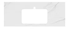 Столешница Kerama Marazzi PL2.SG507120R\120 Plaza Classic под раковину, 120 см, Монте Тиберио/белый мрамор