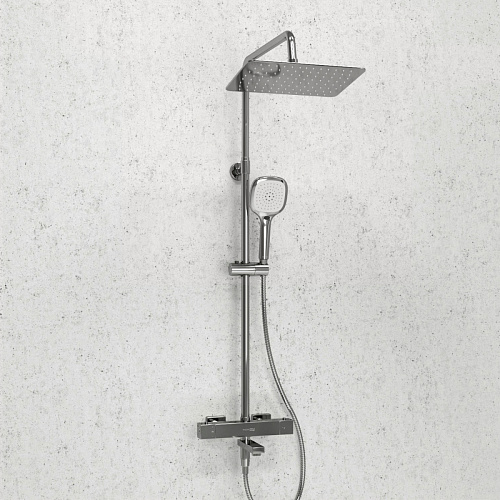 Душевая система WasserKRAFT  A199.069.065.010.CH Thermo