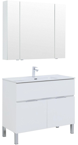Комплект мебели Aquanet 00274184 Алвита New для ванной комнаты, белый купить недорого в интернет-магазине Керамос