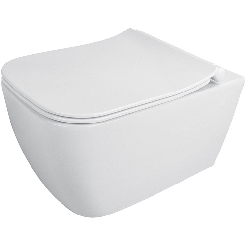 Унитаз Deante CDYD6ZPW Hiacynt New подвесной 35.5х52 см, с сиденьем микролифт, белый