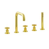 Смеситель Migliore 28204 Reversa на борт ванны, золото