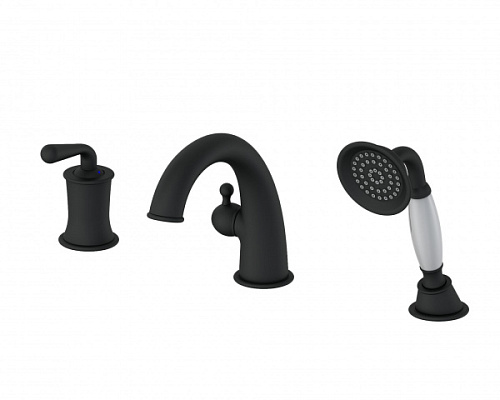 Смеситель на борт ванны Wonzon & Woghand WW-88659008-MB Смеситель на борт ванны Wonzon & Woghand WW-88659008-MB