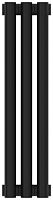 Радиатор Сунержа 31-0301-5003 Эстет-1 отопительный н/ж 500х135 мм/ 3 секции, матовый черный