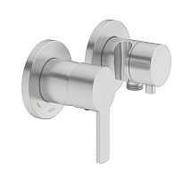 Смеситель Keuco 53951071221 Plan blue встраиваемый, однорычажный, нержавеющая сталь finish