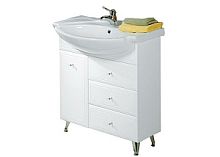 Тумба под раковину Акватон Эмили М 80 1A056401EM010 белая, 74х72х30