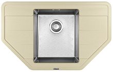 Мойка для кухни Florentina 21.420.C0800.202 Комби 80х50 см, с крылом, шампань