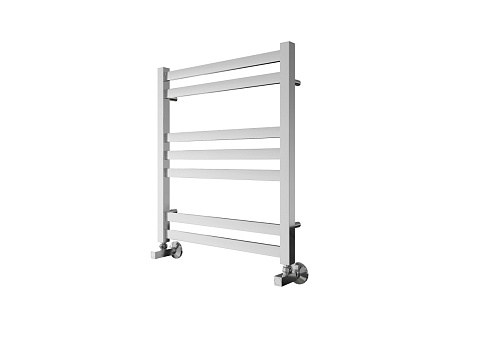 Полотенцесушитель водяной Aquatek AQ KP0760CH Лира П7 50х60 см, подключение нижнее/диагональное, хром