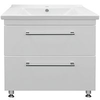 Тумба Loranto CS00039379 Модерн с раковиной, напольная, 80х44 см, белая