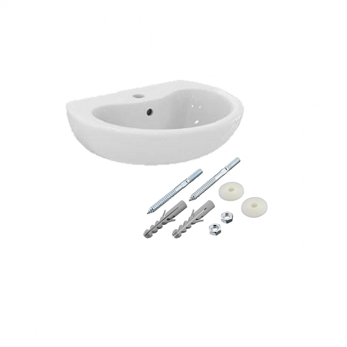 Раковина Ideal Standard S269001SG50 подвесная 50х40 см (средняя), Euro White (евробелый) Раковина Ideal Standard S269001SG50 подвесная 50х40 см (средняя), Euro White (евробелый)