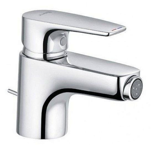Смеситель Kludi 342160575 Pure&Solid для биде, однорычажный, c донным клапаном, хром Смеситель Kludi 342160575 Pure&Solid для биде, однорычажный, c донным клапаном, хром