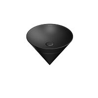 Раковина Kerama Marazzi CO.wbi.44\BLK.M Cono встраиваемая сверху 45х45 см, черный матовый Раковина Kerama Marazzi CO.wbi.44\BLK.M Cono встраиваемая сверху 45х45 см, черный матовый