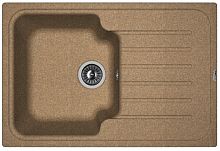 Мойка для кухни Florentina 20.260.B0760.105 Таис 76х51 см, с крылом, коричневая Мойка для кухни Florentina 20.260.B0760.105 Таис 76х51 см, с крылом, коричневая