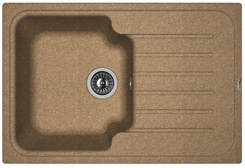 Мойка для кухни Florentina 20.260.B0760.105 Таис 76х51 см, с крылом, коричневая Мойка для кухни Florentina 20.260.B0760.105 Таис 76х51 см, с крылом, коричневая снят с производства