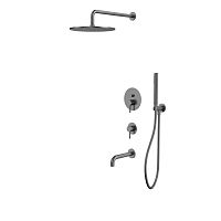 Смеситель скрытого монтажа Whitecross Y gunmetal YSET07GM