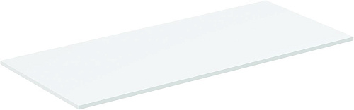 Столешница Ideal Standard R4322WG Tonic II 80 см без выреза, для использования в качестве полки или для монтажа с раковиной-чашей, Lacquered White Glossy (белый лак глянцевый)