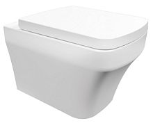 Чаша унитаза-биде Creavit SO321-00CB00E-0000 Solo подвесной 36х51.5 см, безободковый, без сиденья, белый глянец