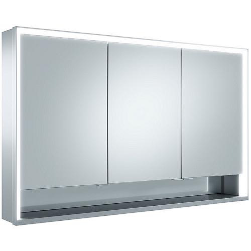 Зеркальный шкаф Keuco 14305171301 Royal Lumos, 73.5х120 см, серебристый анодированный купить недорого в интернет-магазине Керамос