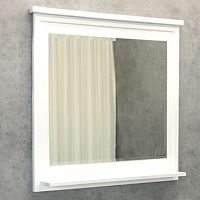 Зеркало Comforty 00004151059 Феррара подвесное 80х80 см, белый