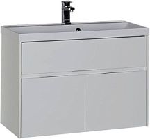 Тумба под раковину Aquanet 00179449 Латина напольная, 89х45 см, белая