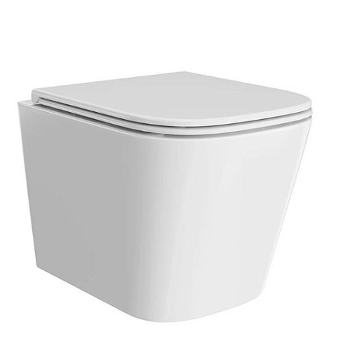 Унитаз подвесной KERAMA MARAZZI CUBO CU.wc.02 Унитаз подвесной KERAMA MARAZZI CUBO CU.wc.02