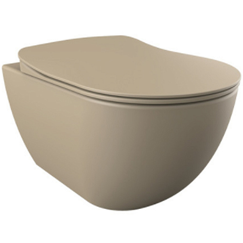 Чаша унитаза-биде Creavit FE320-00CM00E-0000 Free подвесной 35.5х51 см, без сиденья, капучино матовый Чаша унитаза-биде Creavit FE320-00CM00E-0000 Free подвесной 35.5х51 см, без сиденья, капучино матовый