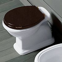 Чаша унитаза Simas LA01bi  Lante, напольный с вертикальным сливом 38,5х58 см, цвет белый