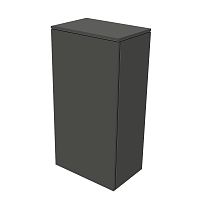 Шкаф-пенал Keuco 31725390002 Edition 400 средний 90х45 см, петли справа, антрацит/антрацит