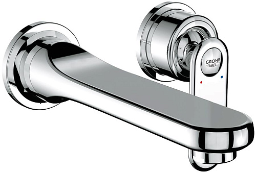 Смеситель для раковины однорычажный, стеновой Grohe Veris 19342000