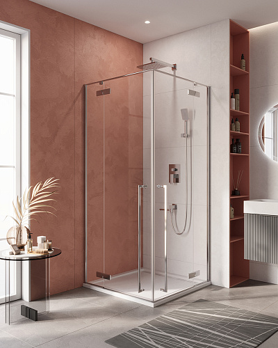 Душевой уголок Cezares LINER LINER-A-2-100-C-Cr Душевой уголок Cezares LINER LINER-A-2-100-C-Cr