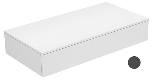 Тумба Keuco 31750150000 Edition 400 боковая 105х53.5 см, антрацит/стекло матовое антрацит купить недорого в интернет-магазине Керамос Тумба Keuco 31750150000 Edition 400 боковая 105х53.5 см, антрацит/стекло матовое антрацит купить недорого в интернет-магазине Керамос