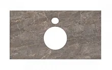 Столешница Kerama Marazzi PL1.VT280\80 Plaza для накладных раковин, 80 см, Парнас/пепельный лаппатированный