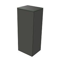 Шкаф-пенал Keuco 31720110002 Edition 400 средний 90х35 см, петли справа, антрацит/стекло глянцевое антрацит