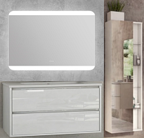 Сет №1638_41803, Тумба под раковину + 50170, Раковина + SPC-CEZ-800-700-LED-TCH-WARM, Зеркало настенное + 53171, Колонна мебельная, с зеркалом + CZR-SC-01, Донный клапан Сет №1638_41803, Тумба под раковину + 50170, Раковина + SPC-CEZ-800-700-LED-TCH-WARM, Зеркало настенное + 53171, Колонна мебельная, с зеркалом + CZR-SC-01, Донный клапан