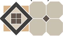 Неглазурованный керамогранит TOPCER Victorian Designs Odessa1-1Sheet