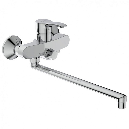 Смеситель Ideal Standard BD044AA Alpha для ванны/душа с длинным изливом, Chrome (хром)