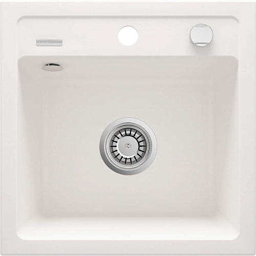 Мойка Deante ZQZ_A103 Zorba кухонная гранитная 44х44 см, алебастр