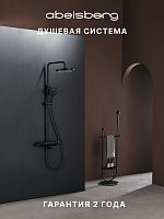 Душевая система ABELSBERG Lineara SNS52791MB