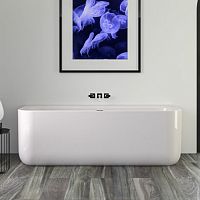 Knief 0100-242 Tidy Ванна отдельностоящая 1800х800хh600мм, щелевой перелив, цвет белый (продается со сливом 0100-091-06s)