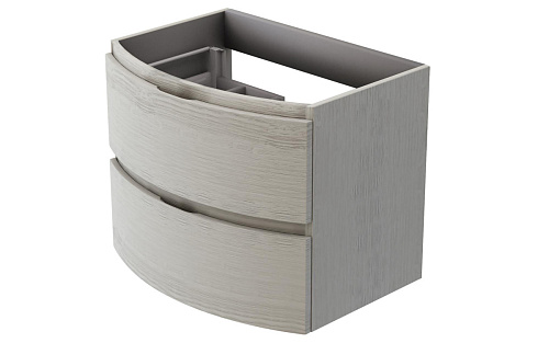 Тумба под раковину Cezares VAGUE с двумя выдвижными ящиками 54847 Rovere sbiancato, 69х52х55 купить недорого в интернет-магазине Керамос