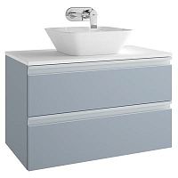 Тумба Ideal Standard T0051WI Tesi для раковины 80х44 см, подвесная, с 2-мя ящиками, Matt Avio (серо-голубой матовый/ручка - светло-серый матовый) Тумба Ideal Standard T0051WI Tesi для раковины 80х44 см, подвесная, с 2-мя ящиками, Matt Avio (серо-голубой матовый/ручка - светло-серый матовый)