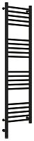 Полотенцесушитель электрический Сунержа 31-5804-1230 Богема 3.0 РЭБ, прямая, 1200х300 мм/ МЭМ левый, матовый черный