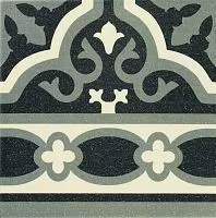 Плитка Mainzu Florentine Cenefa Florentine Black 20x20 (CenefaFlorentineBlack) купить недорого в интернет-магазине Керамос