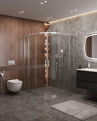 Душевой уголок CEZARES MOLVENO-RH-22-130/120-C-Cr-IV Душевой уголок CEZARES MOLVENO-RH-22-130/120-C-Cr-IV