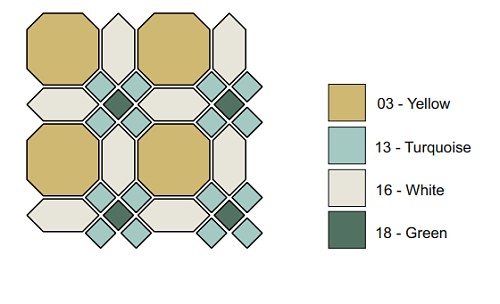 Неглазурованный керамогранит TOPCER Victorian Designs BelfastSheet купить недорого в интернет-магазине Керамос