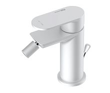 Смеситель WasserKRAFT 8506 Mindel для биде, с донным клапаном, белый Soft-touch Смеситель WasserKRAFT 8506 Mindel для биде, с донным клапаном, белый Soft-touch
