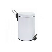 Ведро с педалью WasserKRAFT Дополнительные аксессуары K-635White Ведро с педалью WasserKRAFT Дополнительные аксессуары K-635White