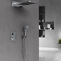 Душевой комплект Vincea VSFW-103TCH термостатический, двухрежимный, хром