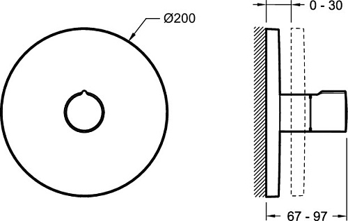 Смеситель, встраиваемый, внешн.часть Jacob Delafon Modulo E98735-CP купить недорого в интернет-магазине Керамос Смеситель, встраиваемый, внешн.часть Jacob Delafon Modulo E98735-CP купить недорого в интернет-магазине Керамос