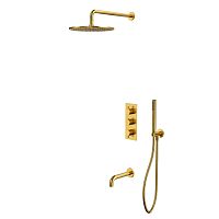 Смеситель скрытого монтажа Whitecross Y brushed gold YSET11GLB