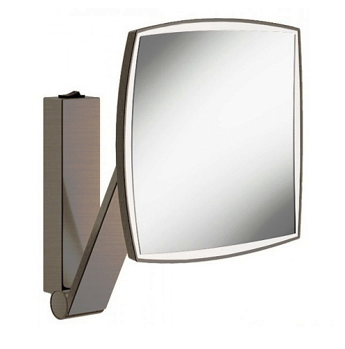 Зеркало Keuco 17613059004 косметическое, никель шлифованный купить недорого в интернет-магазине Керамос